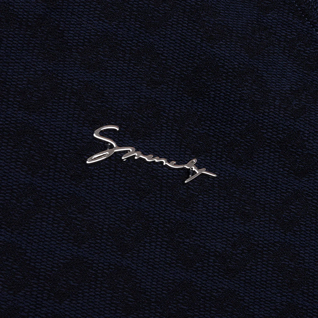 Monogram 72 Jacquard Polo - Black/Navy - Image 4