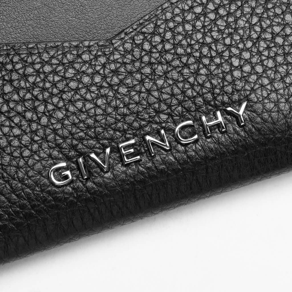 Leather Card Holder 2x3cc - Black - Image 3
