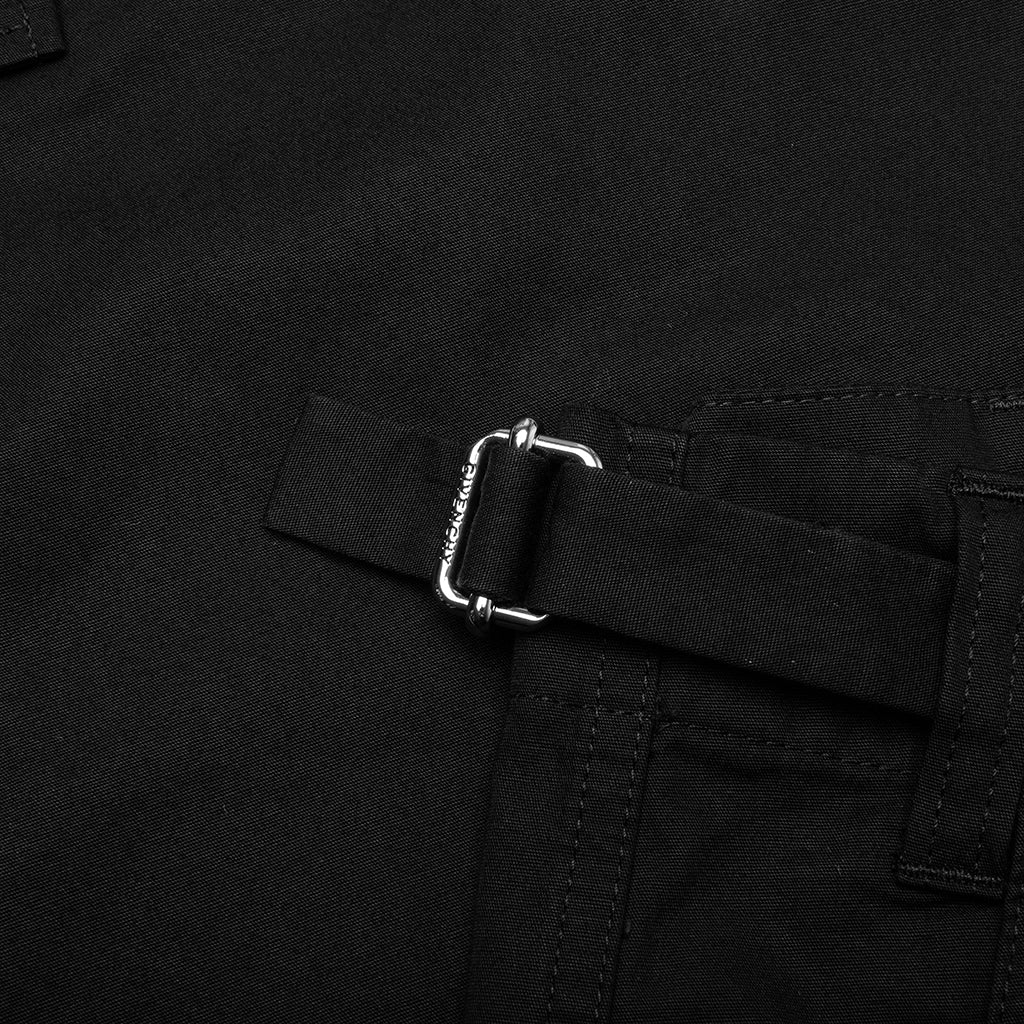 Cotton Cargo Pants - Black - Image 4