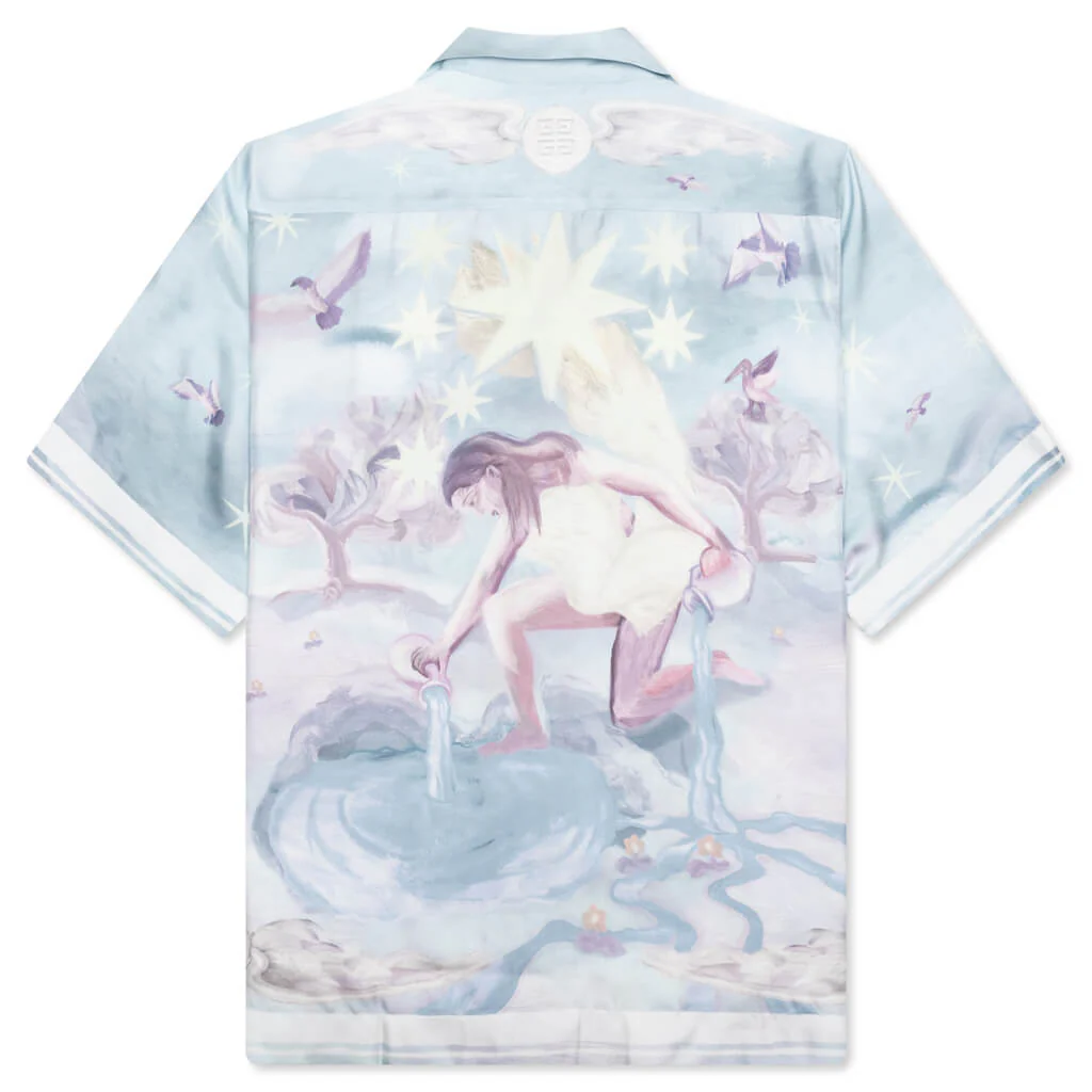 Silk Boxy Fit Printed Shirt - Multicolored - Image 2