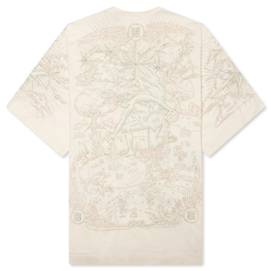 Tarot Print T-Shirt - Ivory - Image 2