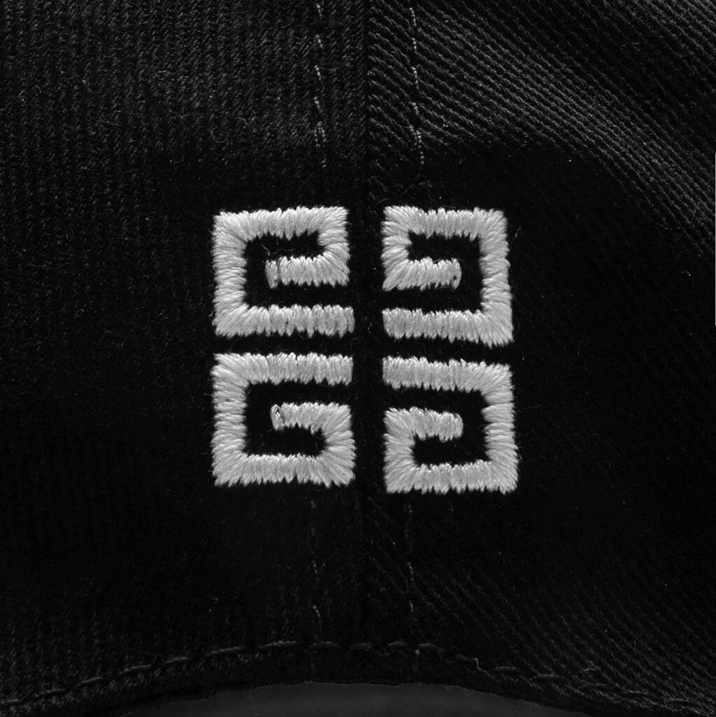 Paris Embroidered Cap - Black - Image 5