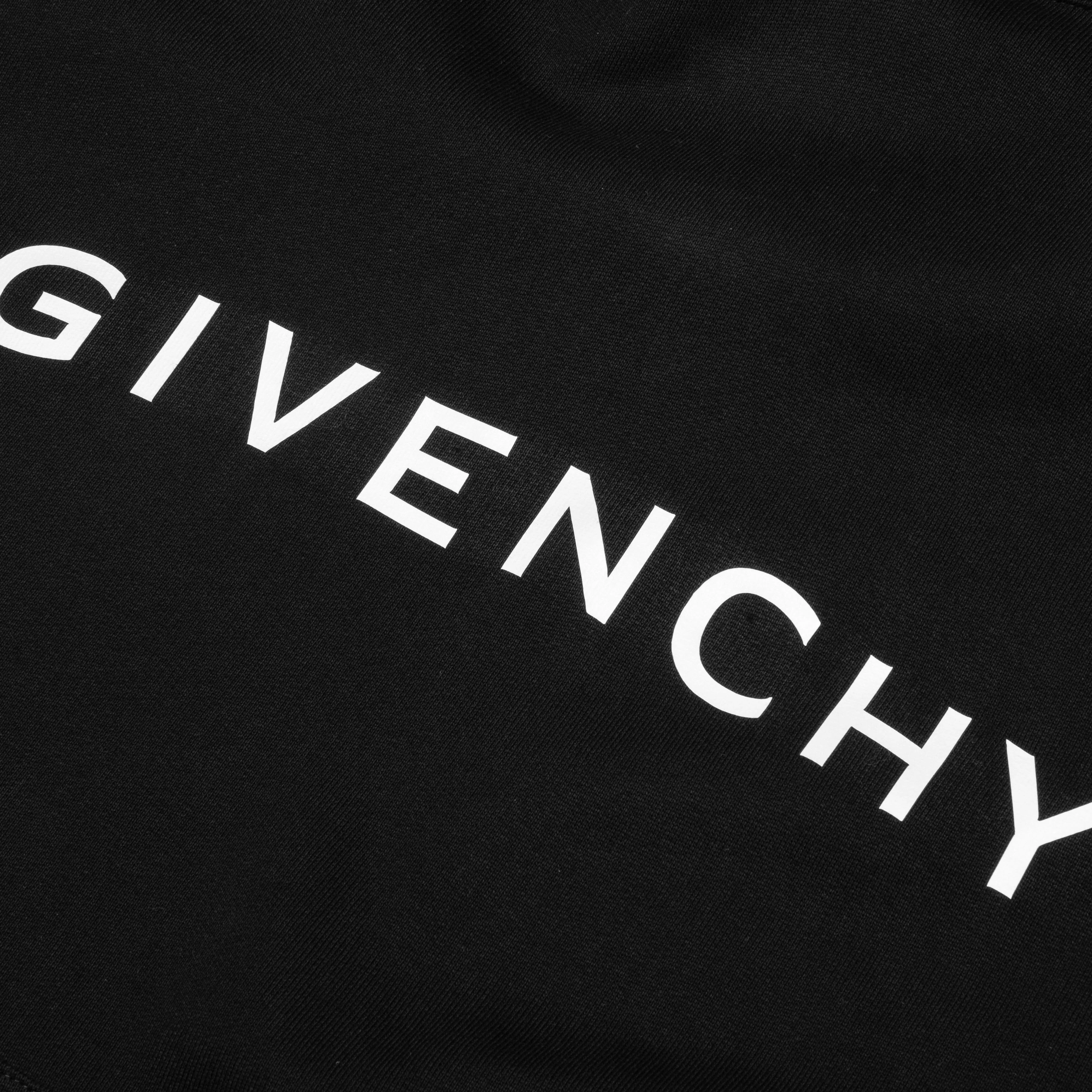 Reflective Slim Fit Hoodie - Black - Image 4