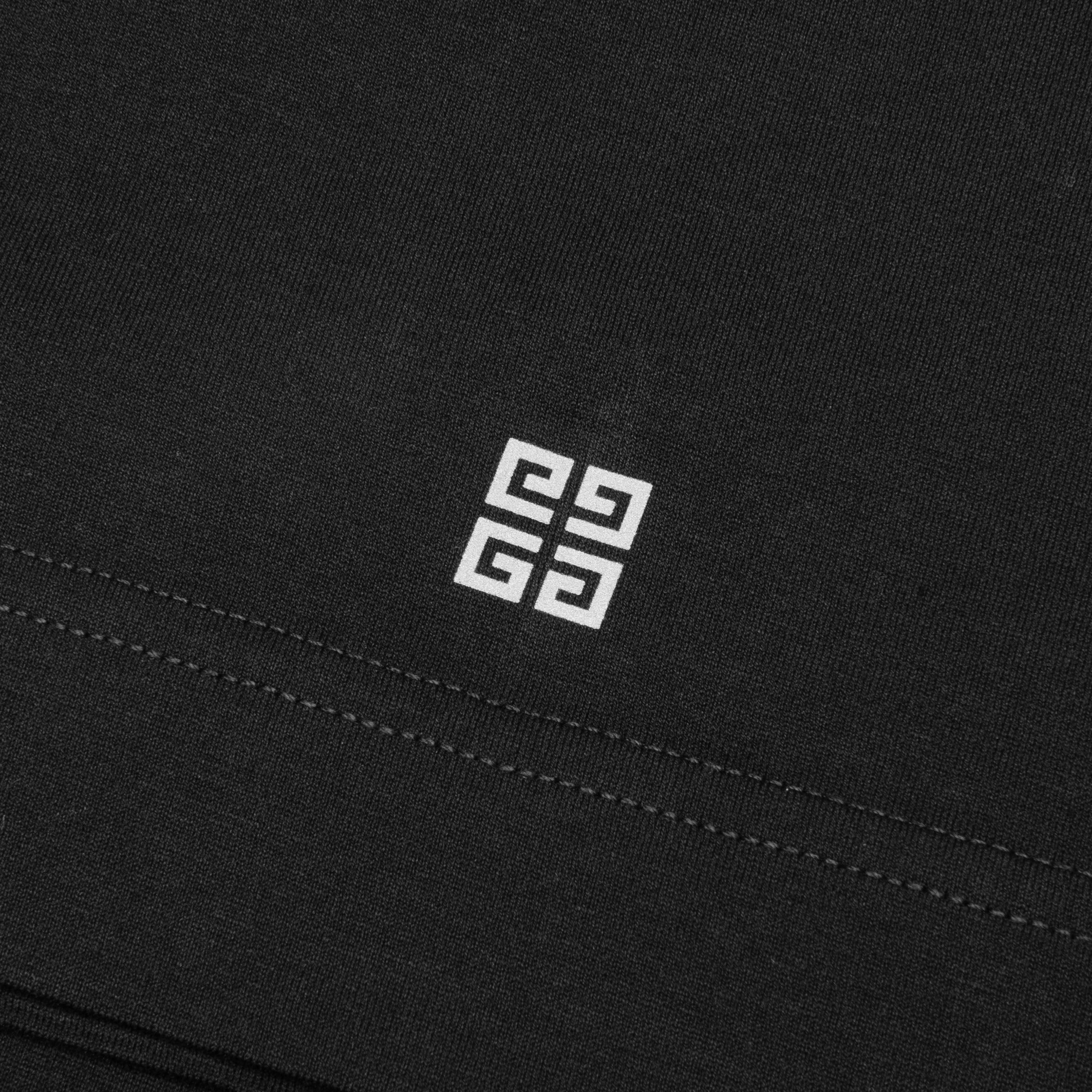 Reflective Slim Fit T-Shirt - Black - Image 5