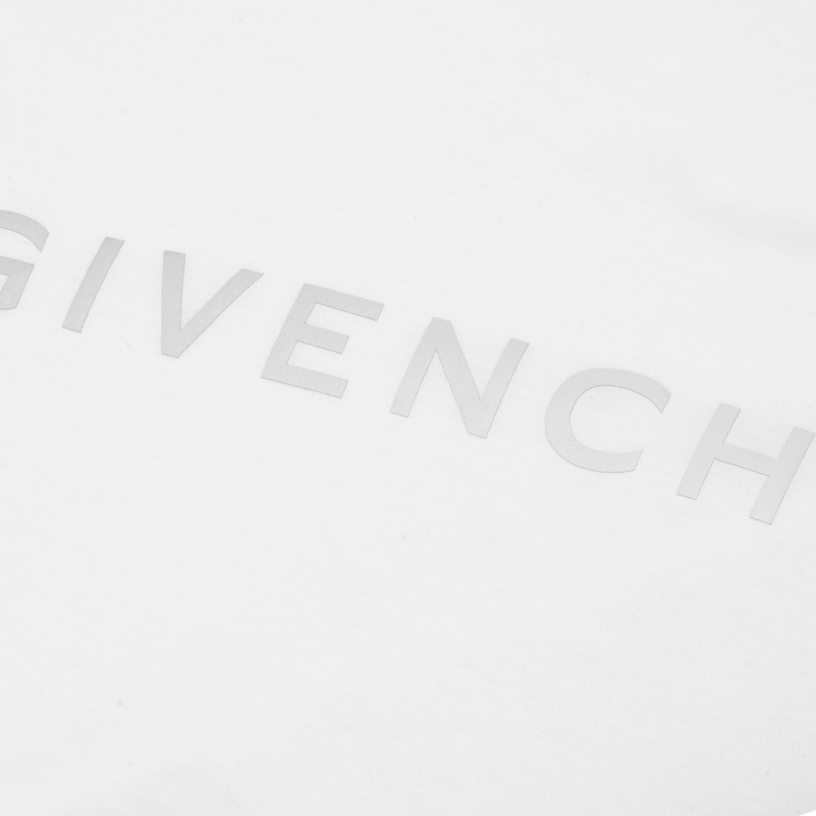 Reflective Slim Fit T-Shirt - White - Image 4