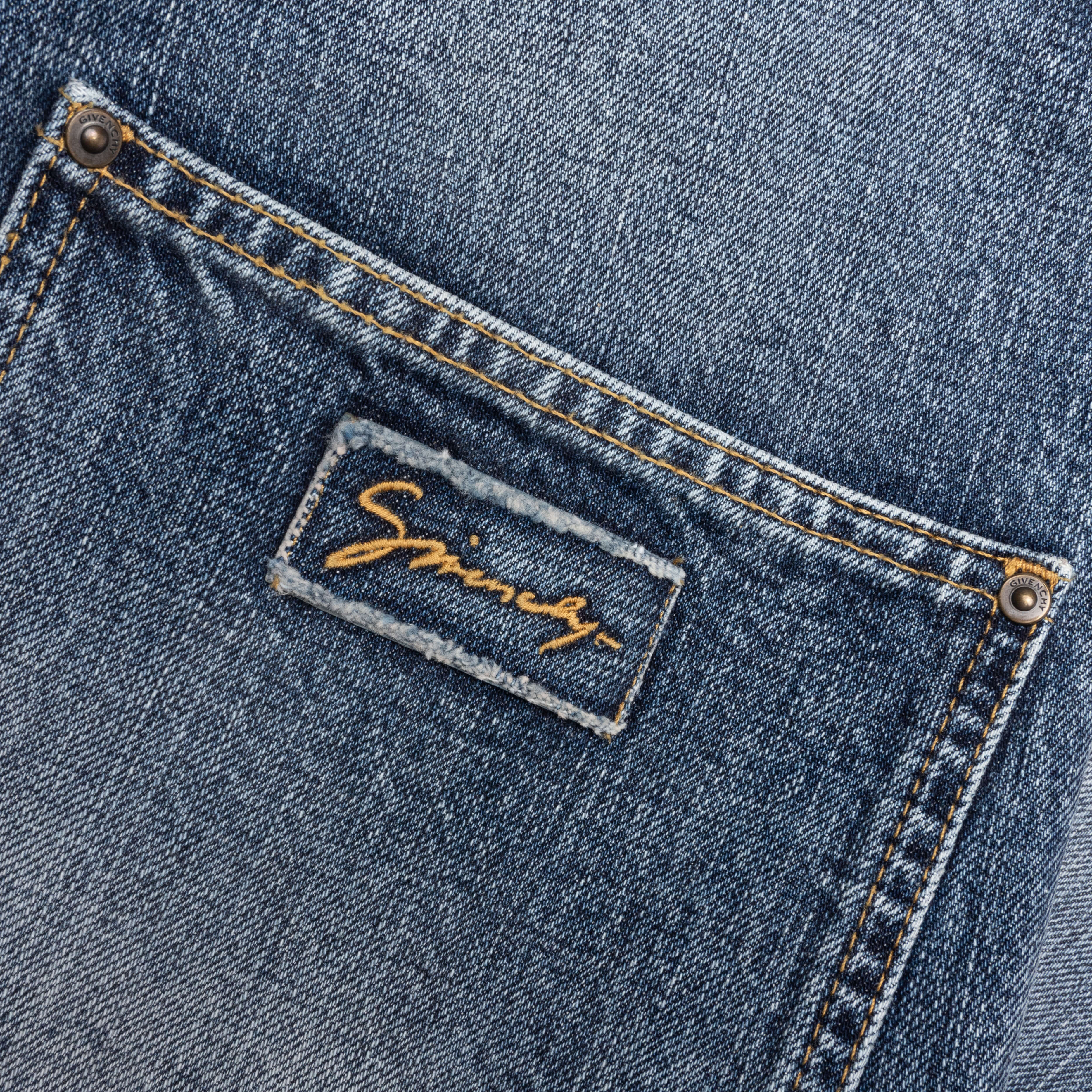 Relaxed Fit Denim Pants - Light Blue - Image 4