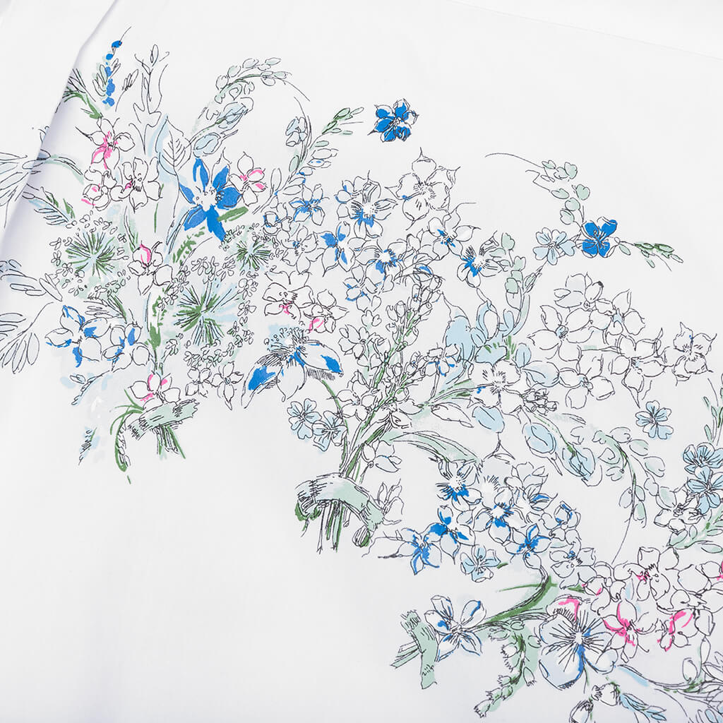 Flowers Poplin Shirt - White - Image 3