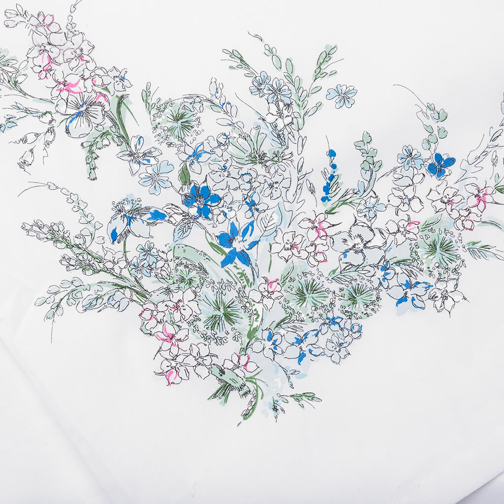 Flowers Poplin Shirt - White - Image 5