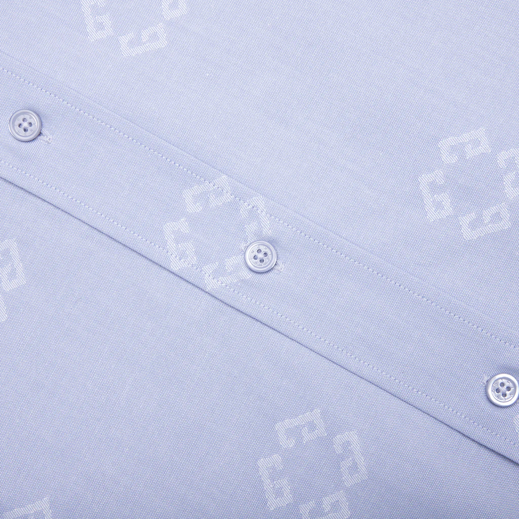 Monogram 72 Jacquard Shirt - Baby Blue - Image 4