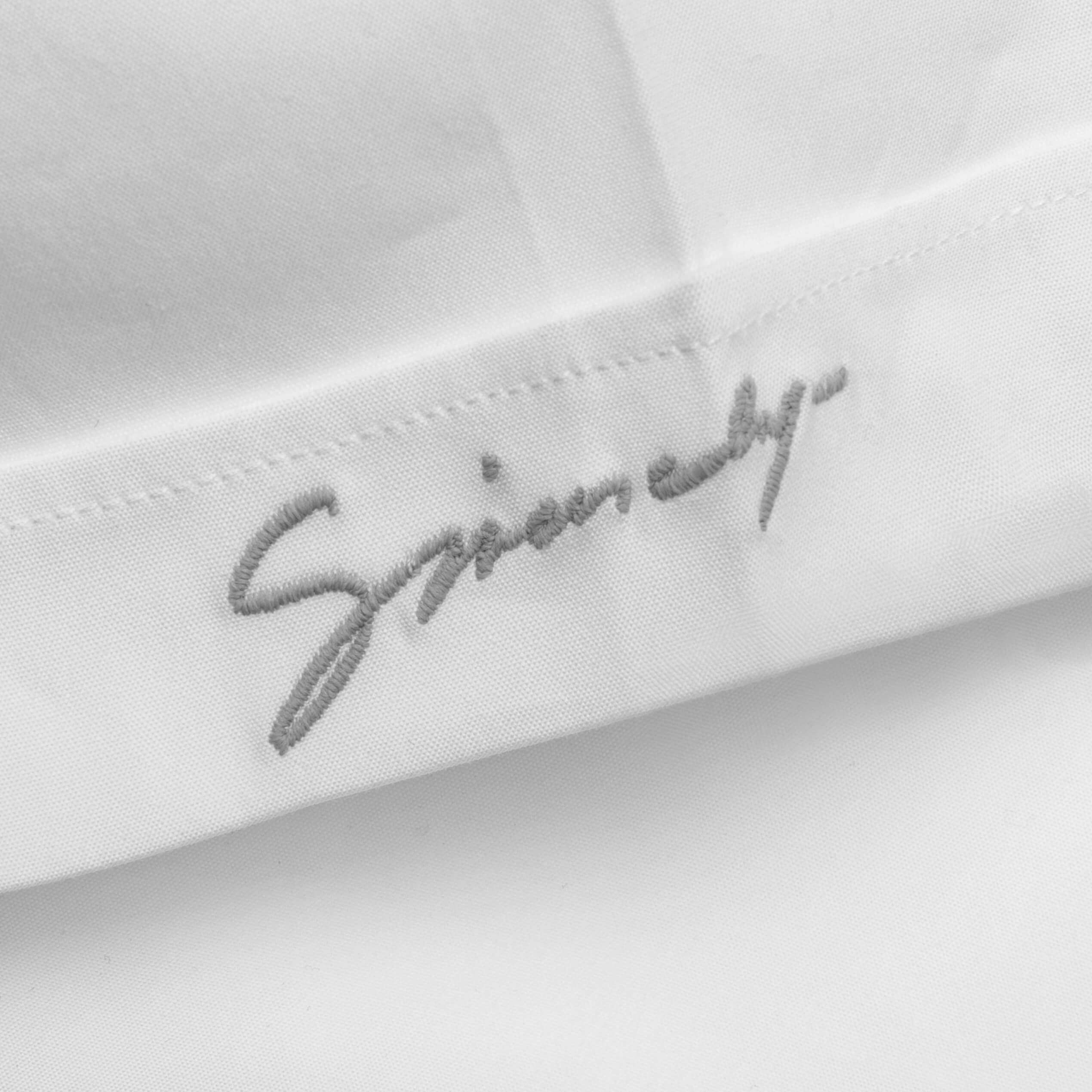 Short Sleeve Military Shirt - White - Image 4