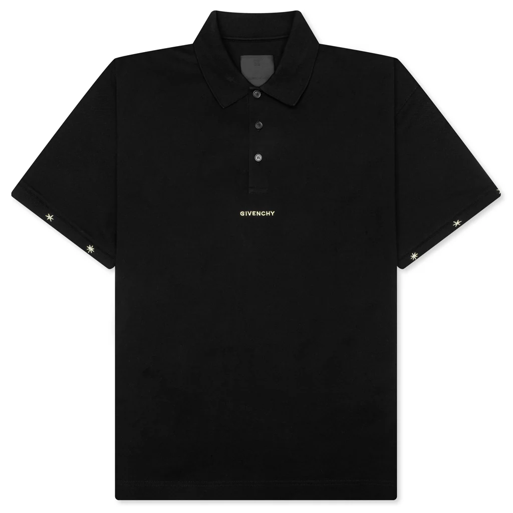 Silk Base Polo - Black