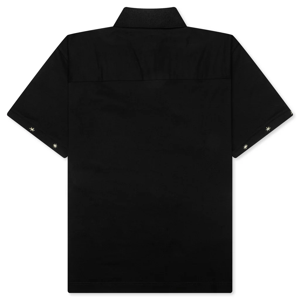Silk Base Polo - Black - Image 2