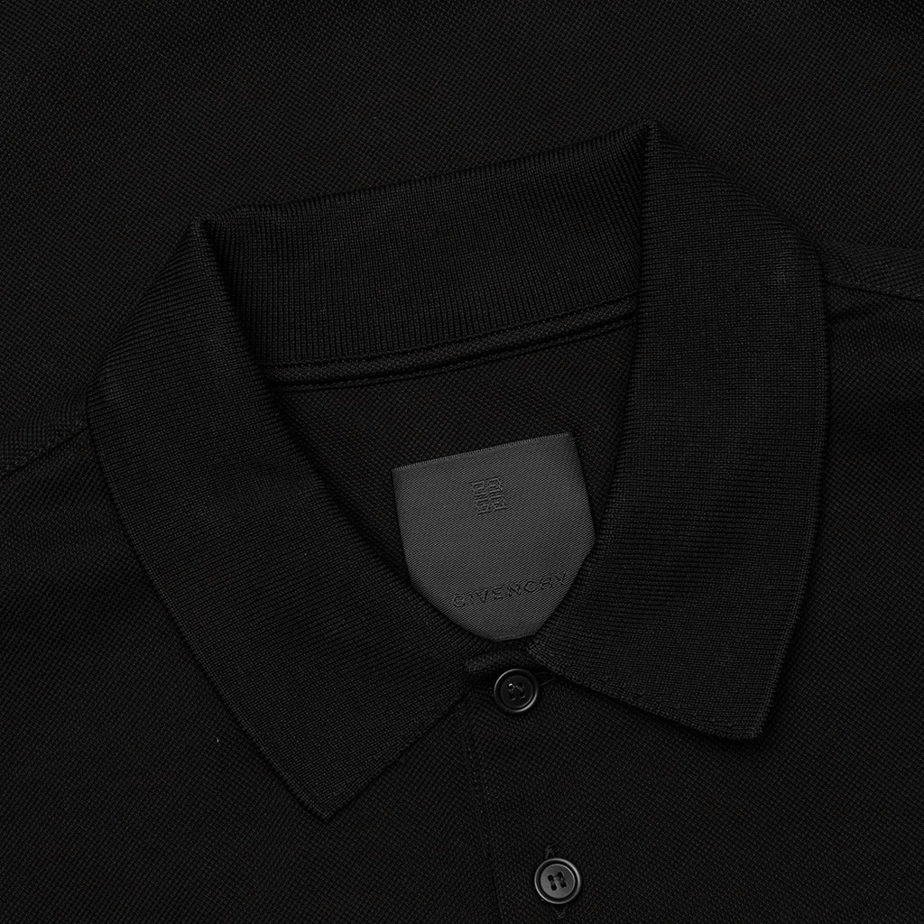Silk Base Polo - Black - Image 3