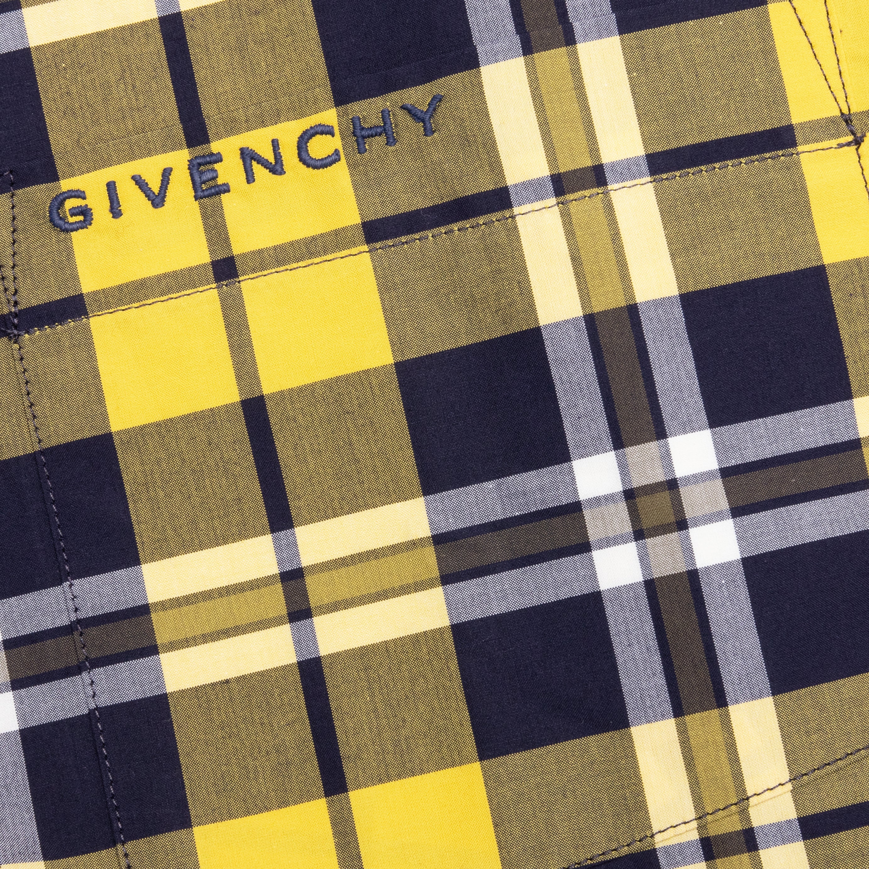 Oversized Asymmetrical Smock Shirt - Dark Yellow - Image 4