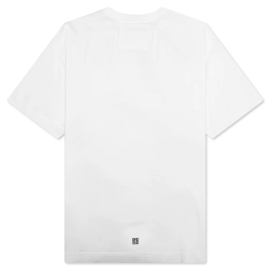Flowers Cotton T-Shirt - White - Image 2