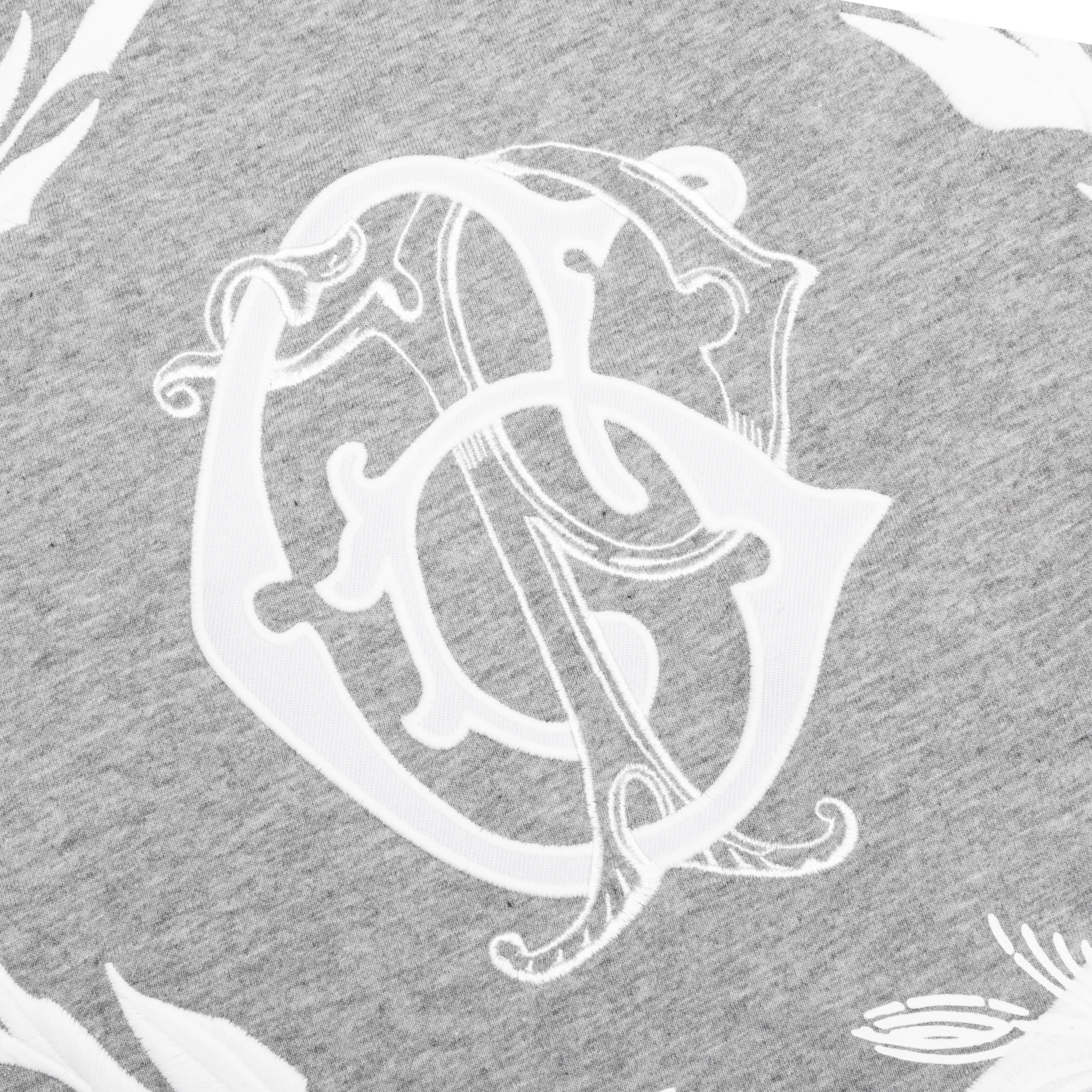 Crest T-Shirt - Light Grey Melange - Image 3