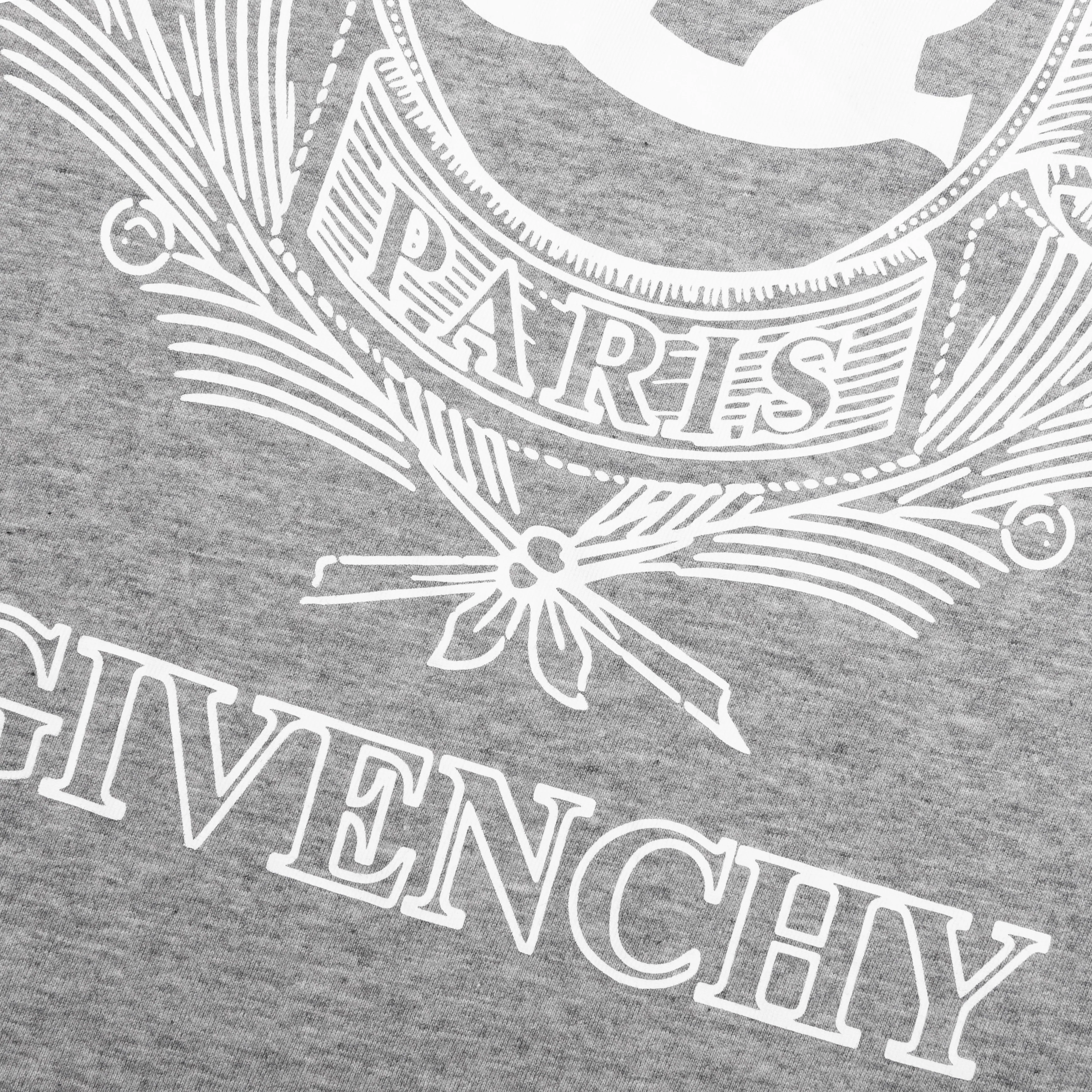 Crest T-Shirt - Light Grey Melange - Image 4