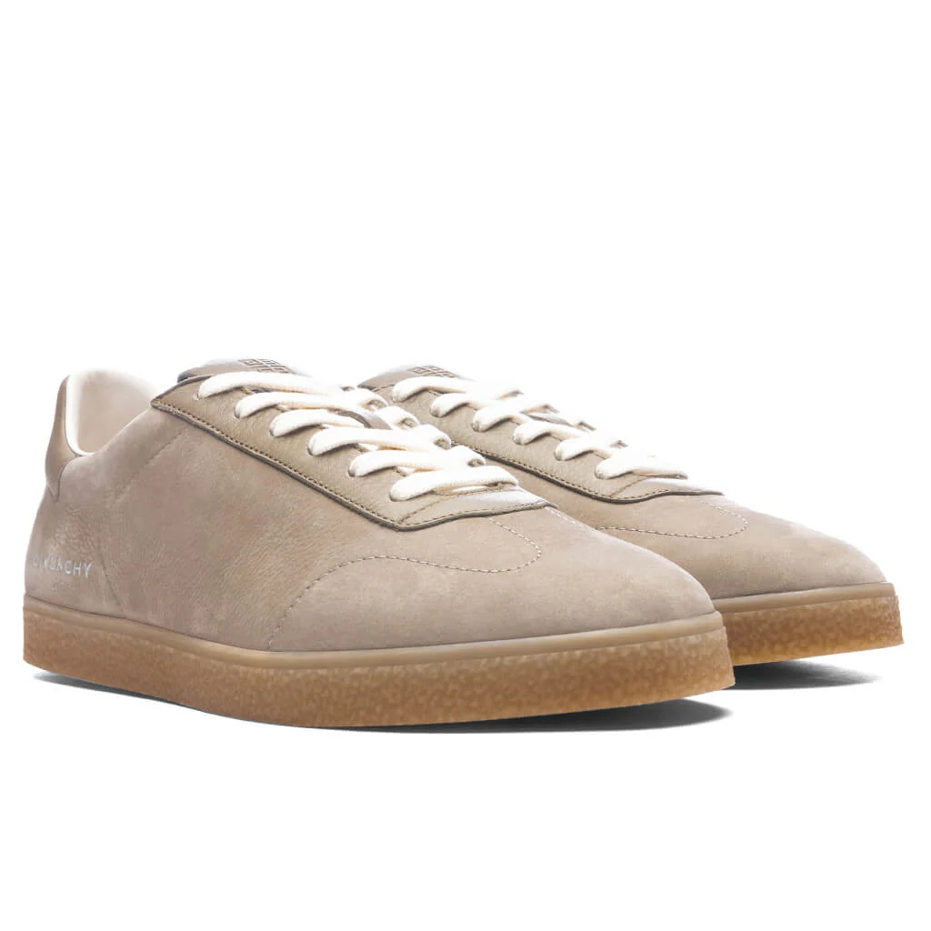 Town Nubuck and Leather Sneakers - Khaki - Image 2