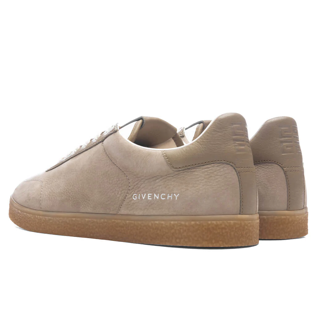 Town Nubuck and Leather Sneakers - Khaki - Image 3