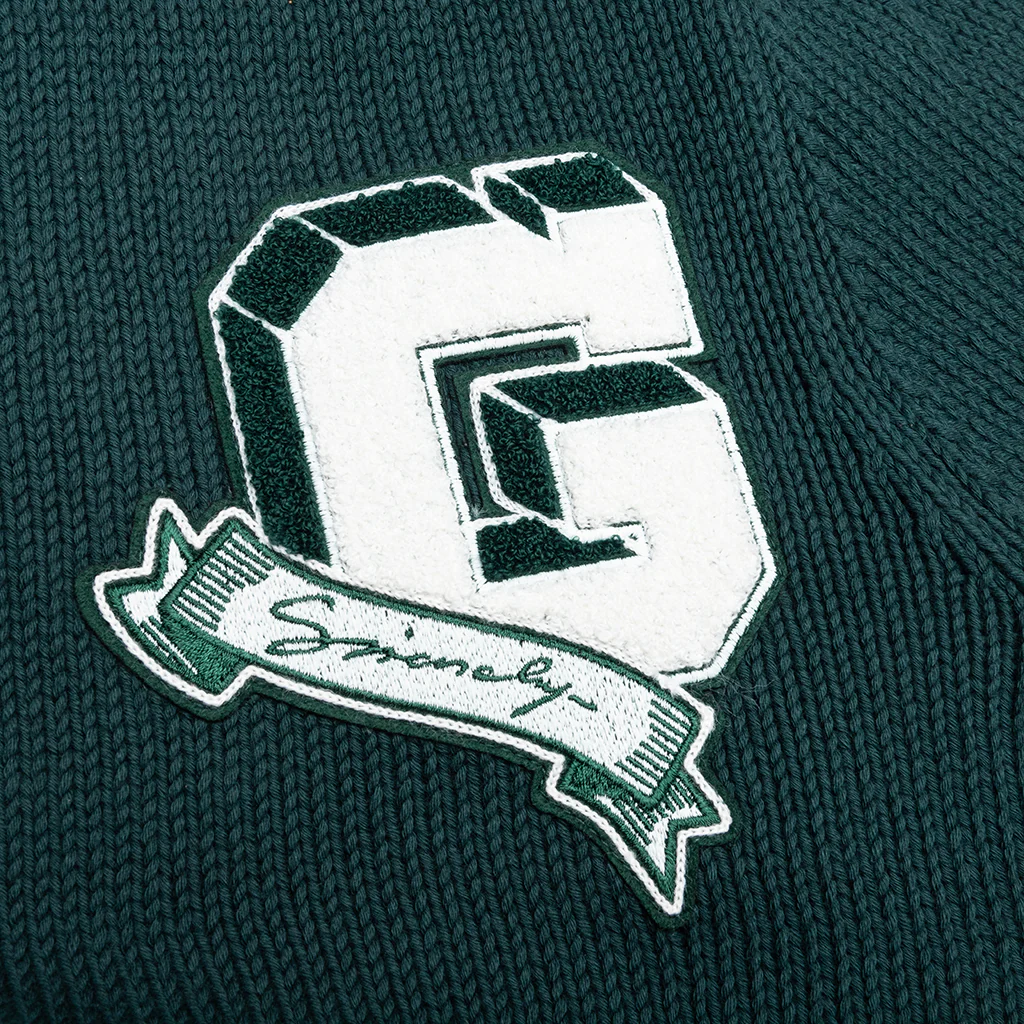 Cotton College Cardigan - Fir Green - Image 4