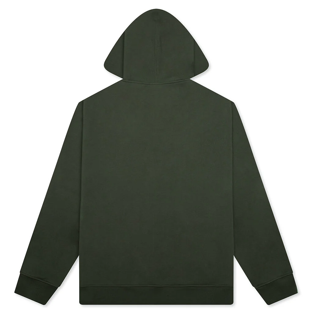 Zipped Hoodie - Khaki - Image 2