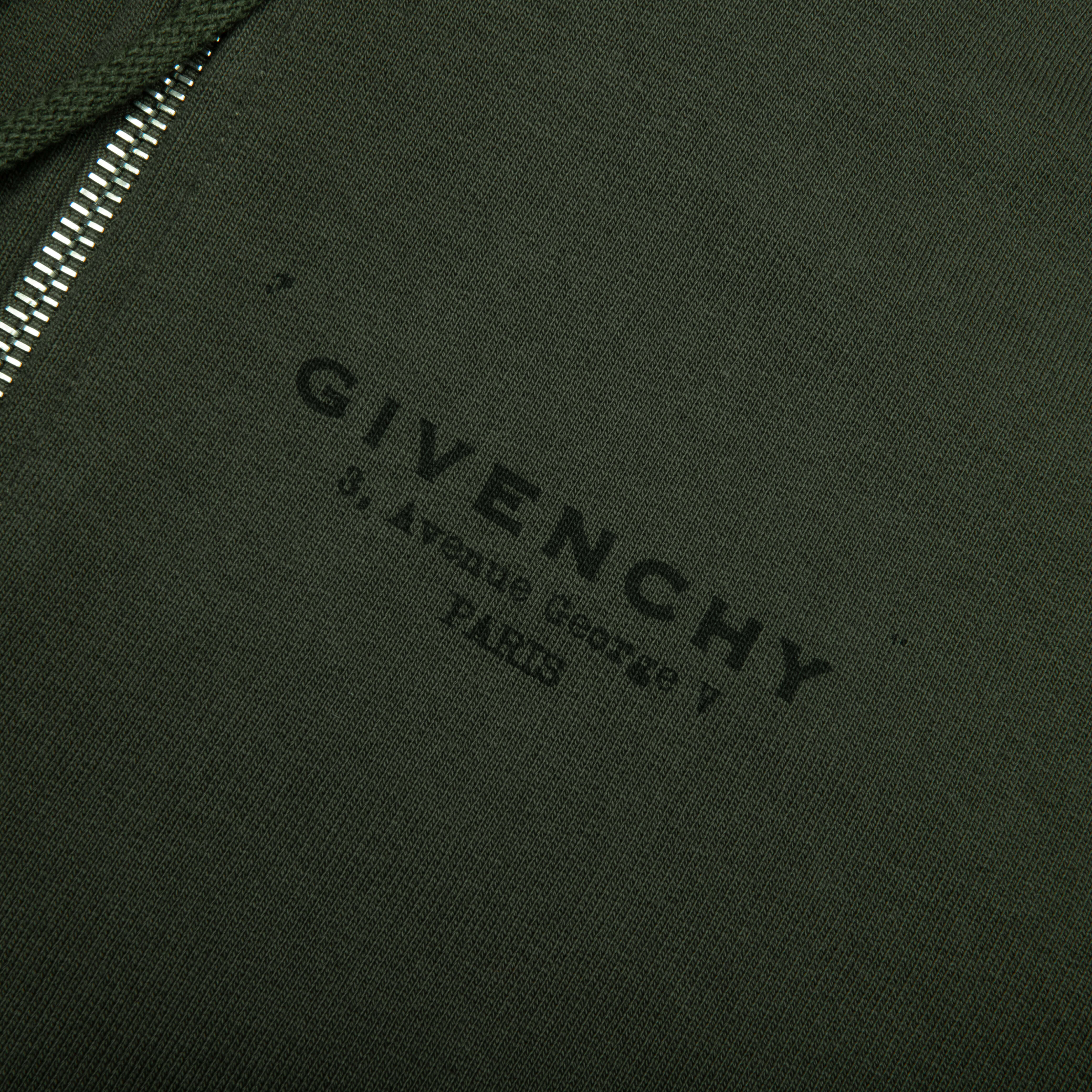 Zipped Hoodie - Khaki - Image 3