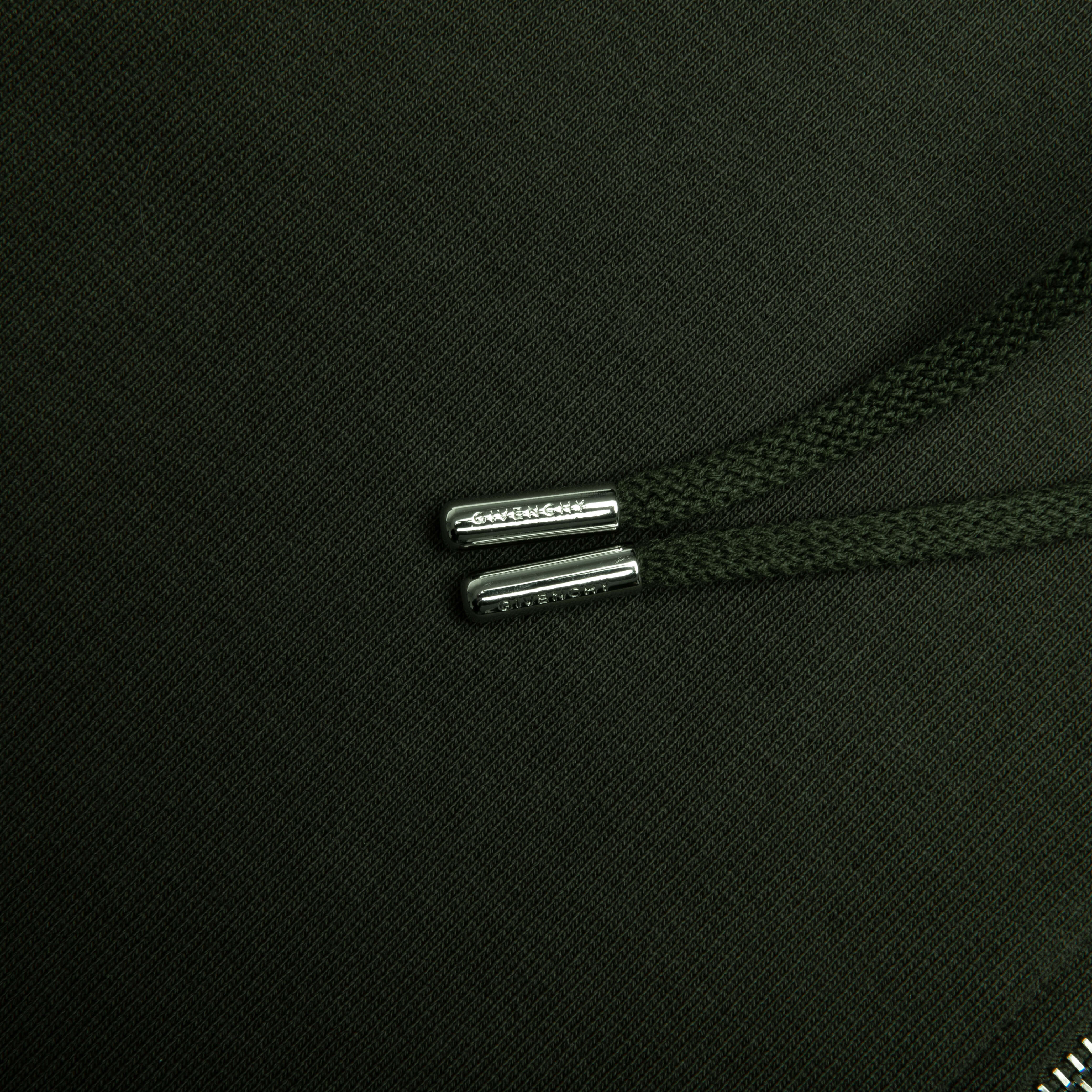 Zipped Hoodie - Khaki - Image 4