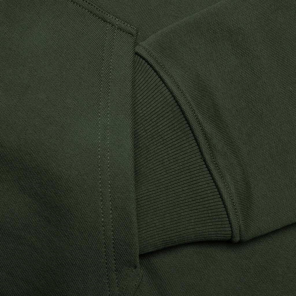 Zipped Hoodie - Khaki - Image 5