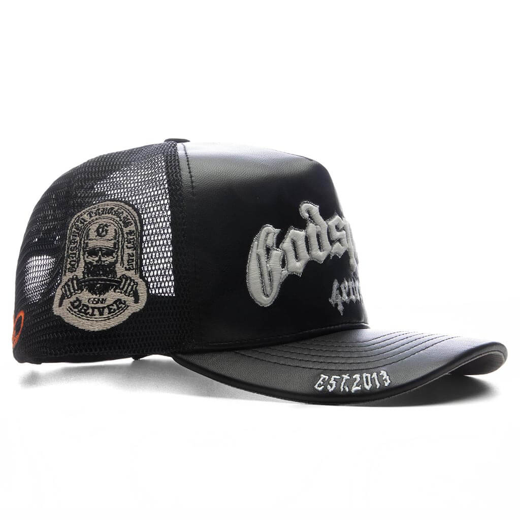 4EVR Premium Trucker Hat - Black - Image 2