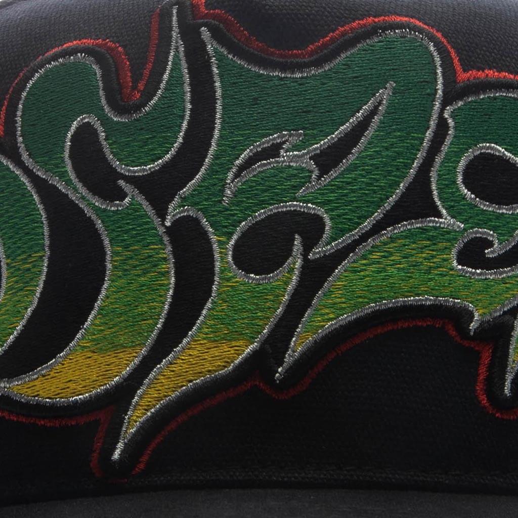Neo Trucker Hat - Black/Yellow/Red - Image 4