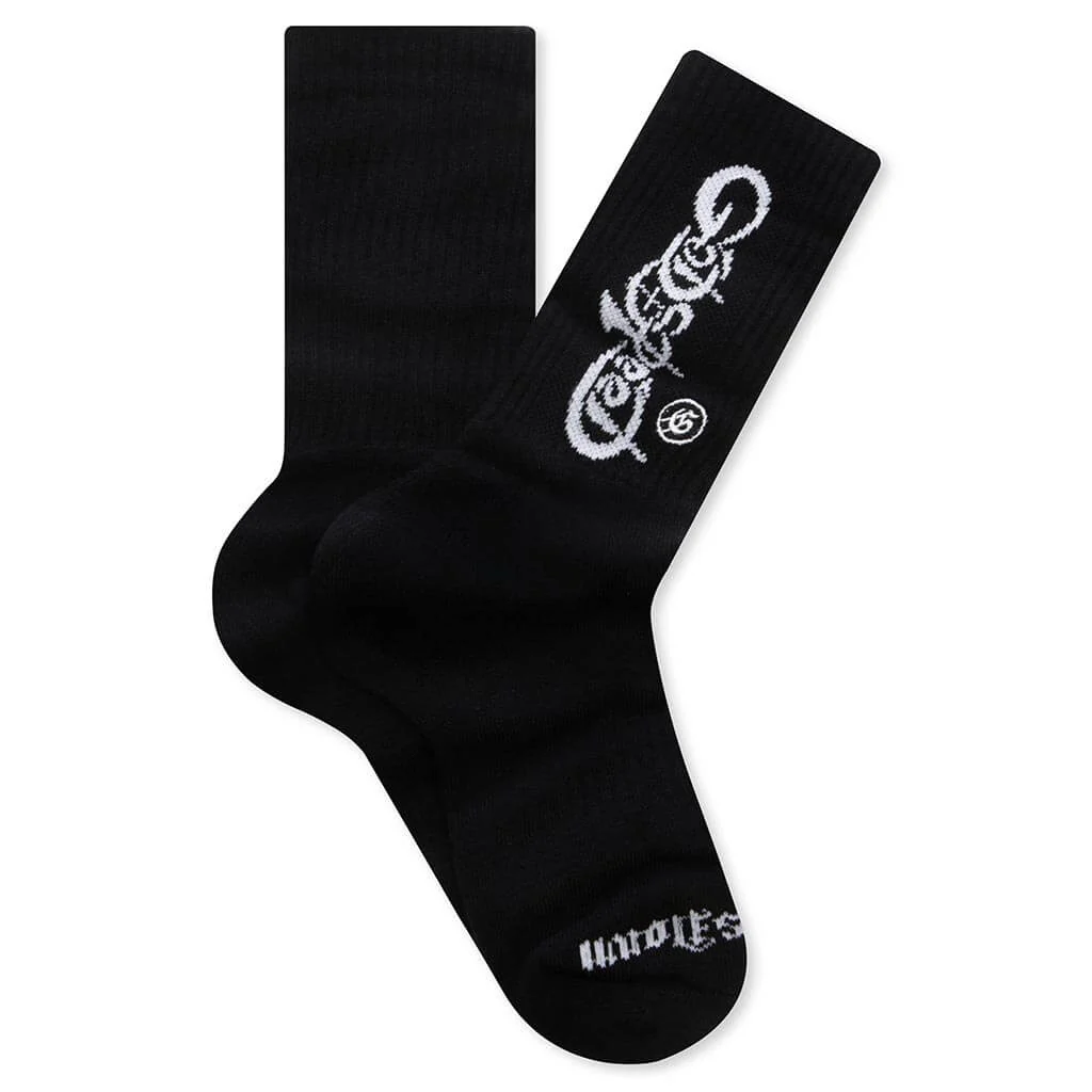 New Age Logo Sock - Black/White