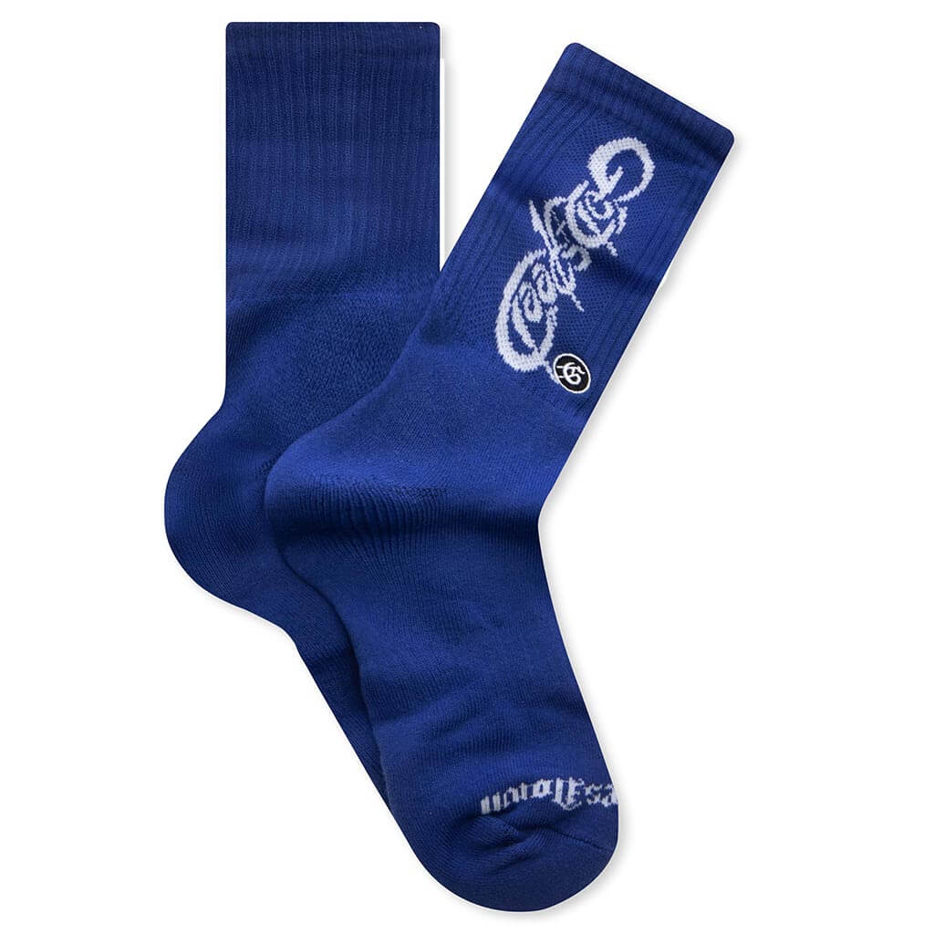 New Age Logo Sock - Blue/White