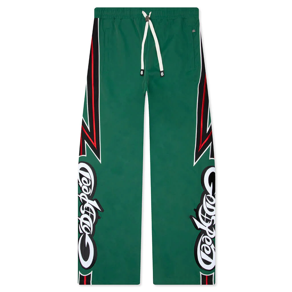 New Age Track Pant - Green/Red