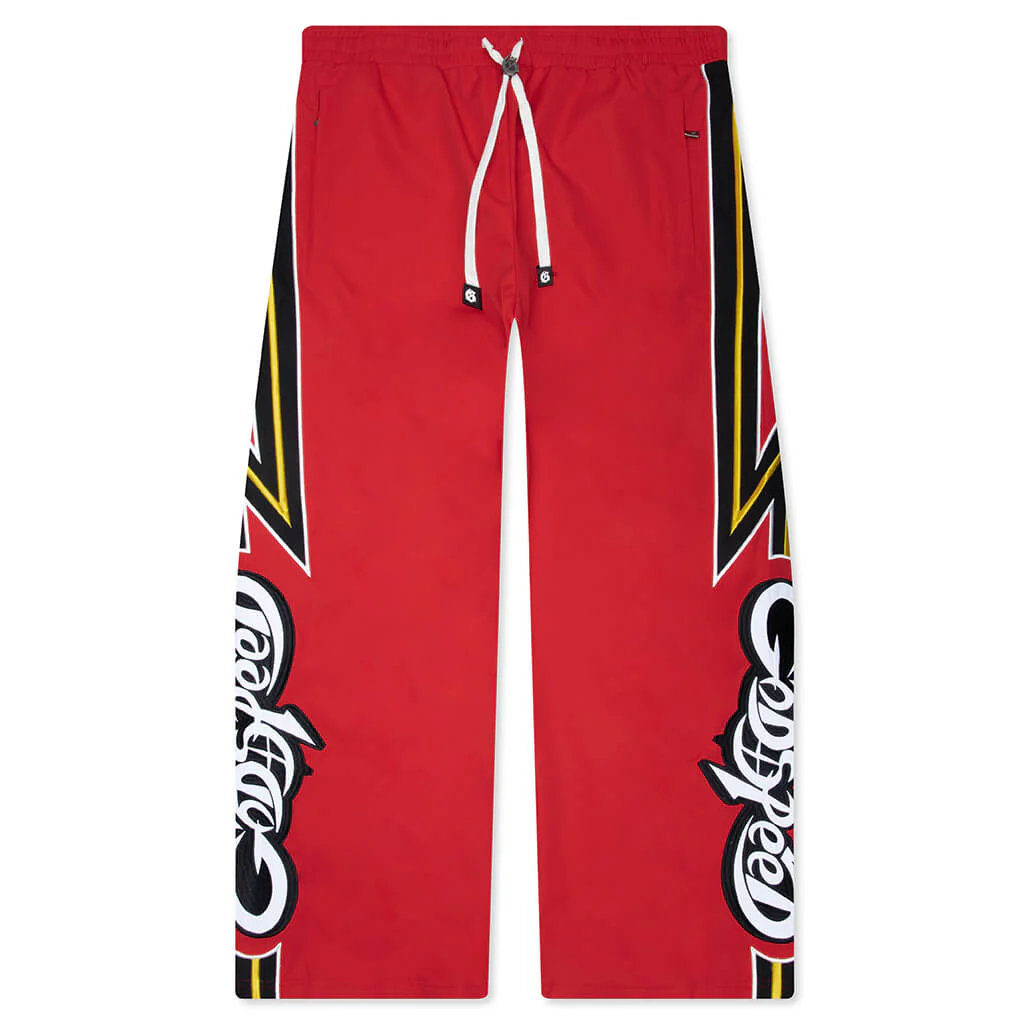 New Age Track Pant - Red/Yellow