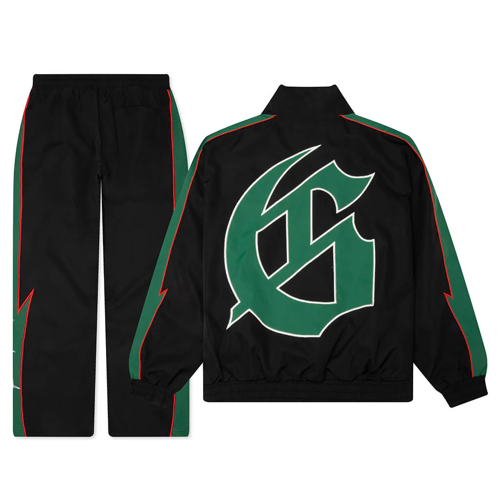 GT Tracksuit - Black/Green/Red - Image 2