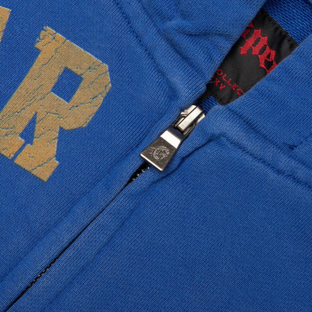 Roadster Zip Hoodie - Blue/Yellow - Image 3