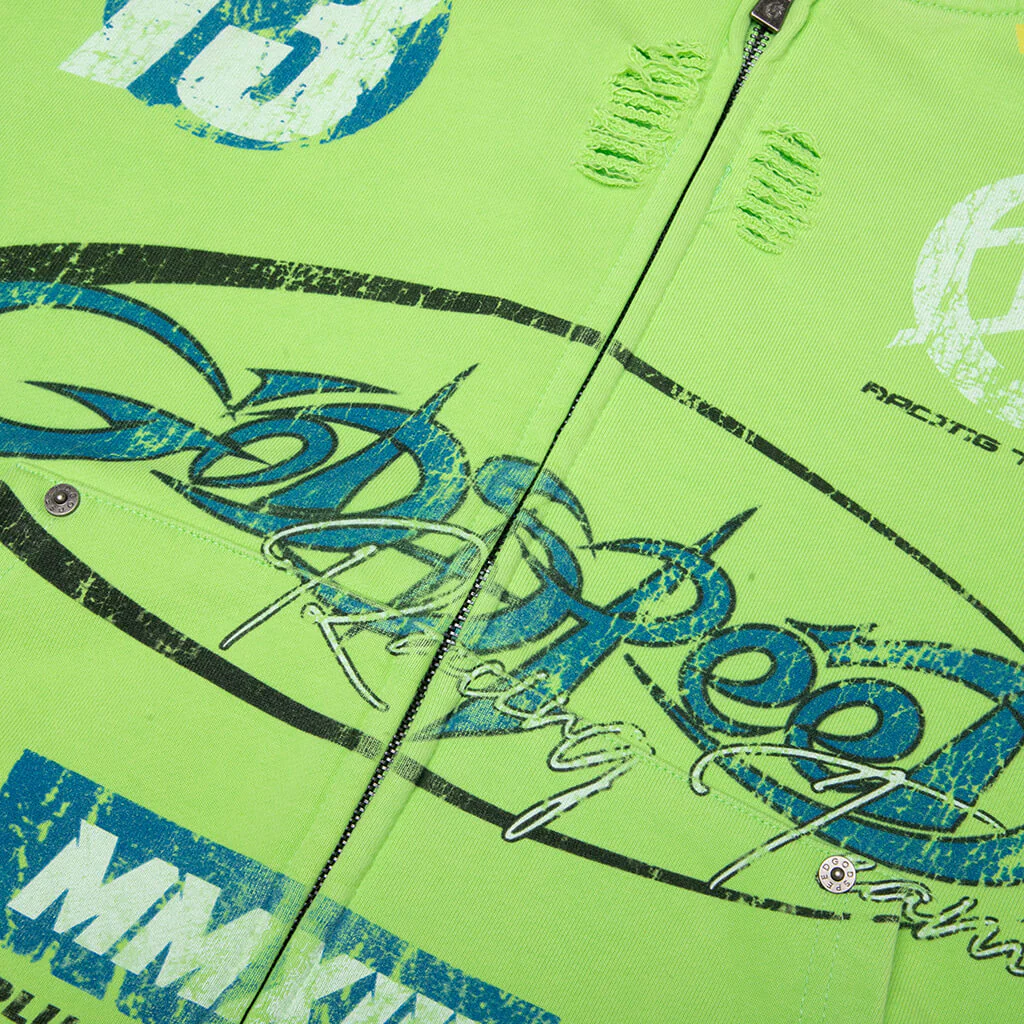 Speedway Zip Hoodie - Volt - Image 4