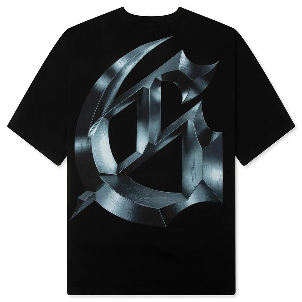 Symmetrical Logo T-Shirt - Black - Image 2