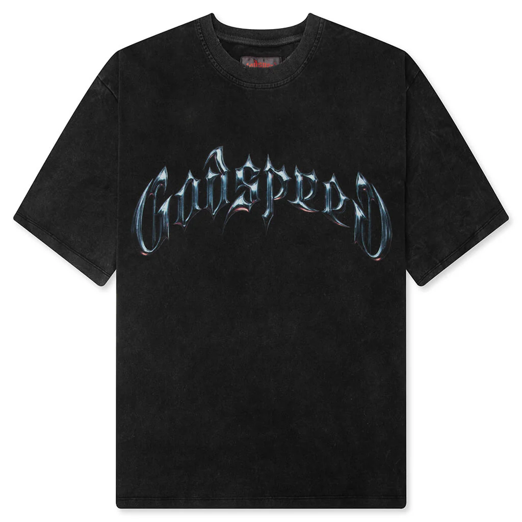 Symmetrical Logo T-Shirt - Black Wash