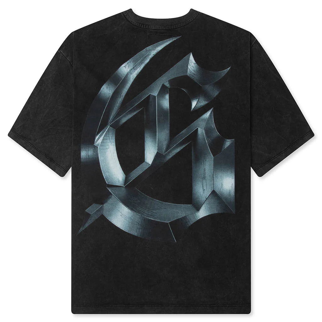 Symmetrical Logo T-Shirt - Black Wash - Image 2