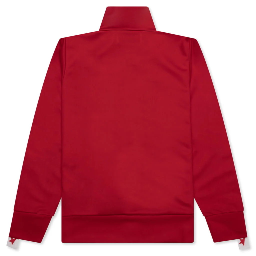 Women's Star Zipped Track Jacket - Tango Red - Image 2