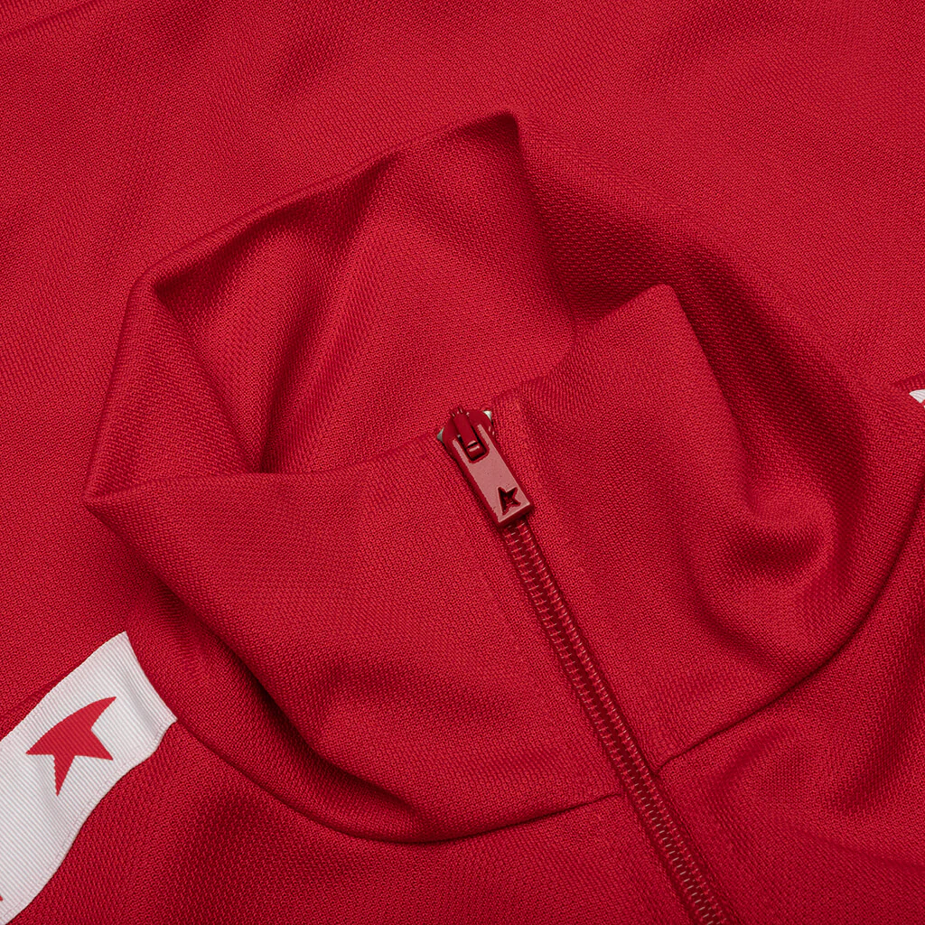 Women's Star Zipped Track Jacket - Tango Red - Image 3