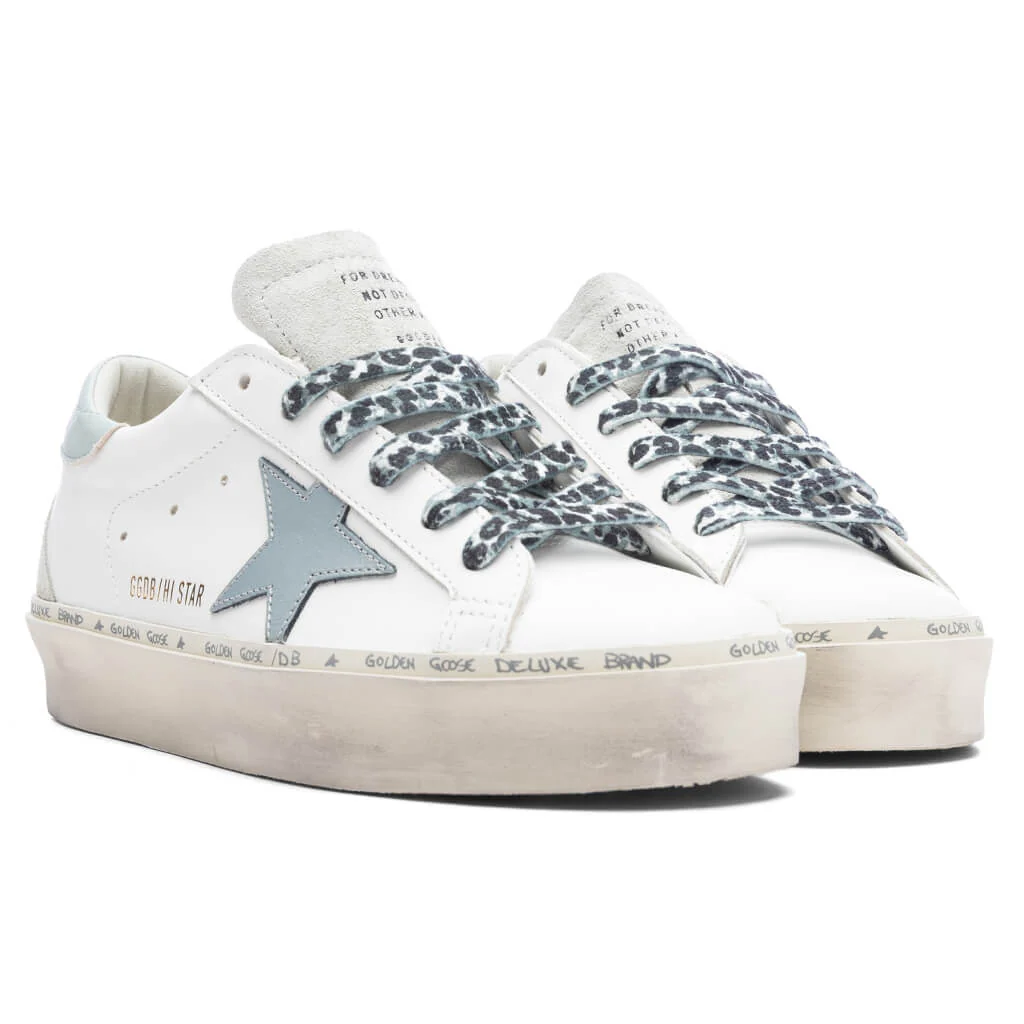 Women's Hi Star Leather Upper and Star - Optic White/Grey Dawn/Orchid Hush - Image 2