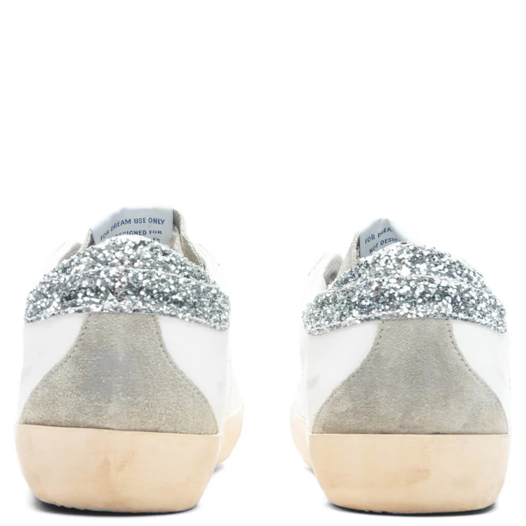 Women's Superstar Toe Star and Spur - White/Taupe/Silver - Image 4