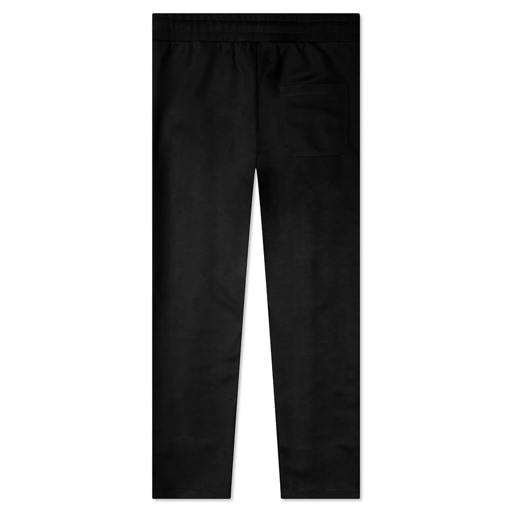 Women's Star Wide Leg Jogging Pant - Black/White - Image 2