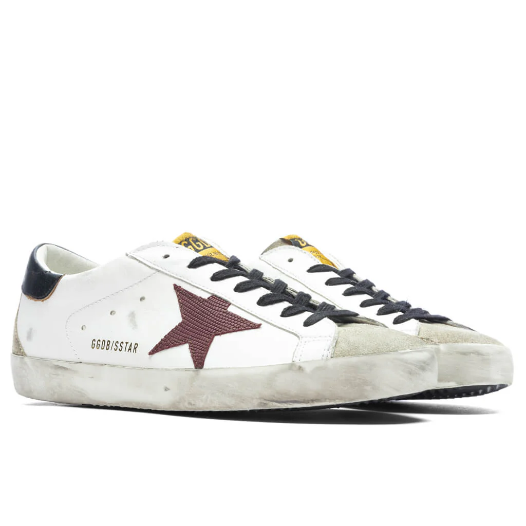 Super-Star Sneakers - White/Taupe/Bordeaux/Black - Image 2