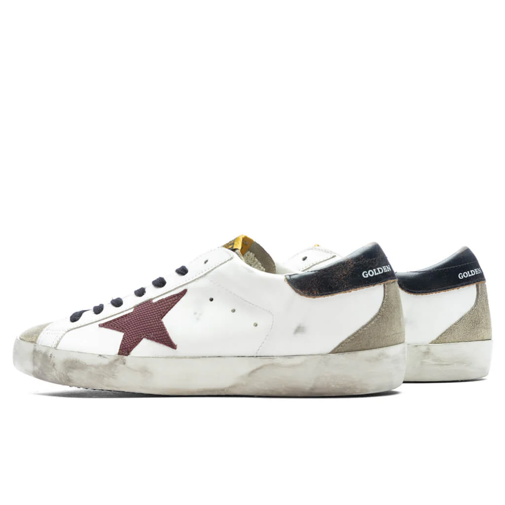 Super-Star Sneakers - White/Taupe/Bordeaux/Black - Image 3