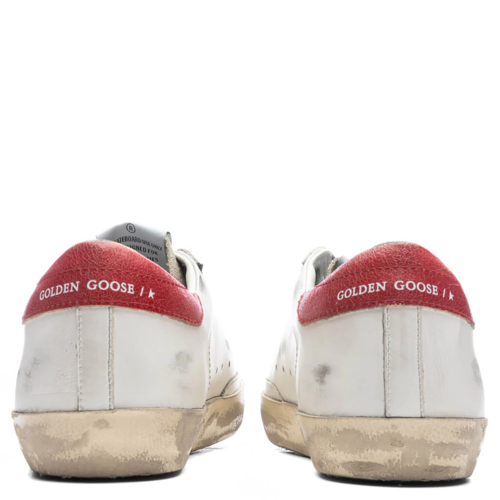 Super-Star Sneakers - White/Taupe/Red - Image 4