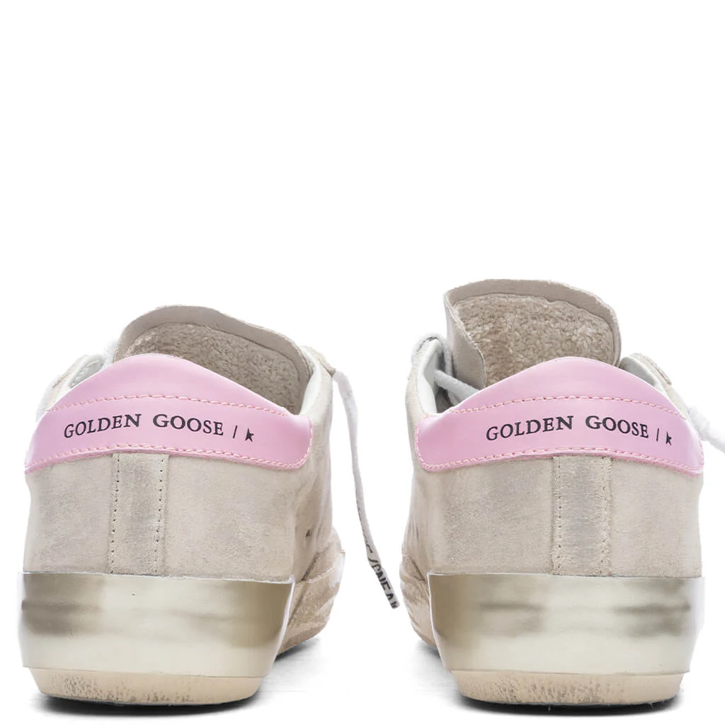Women's Super Star Suede Upper Zebra Printed Star - Seed Pearl/Butter Brown Zebra/Orchid Pink - Image 4