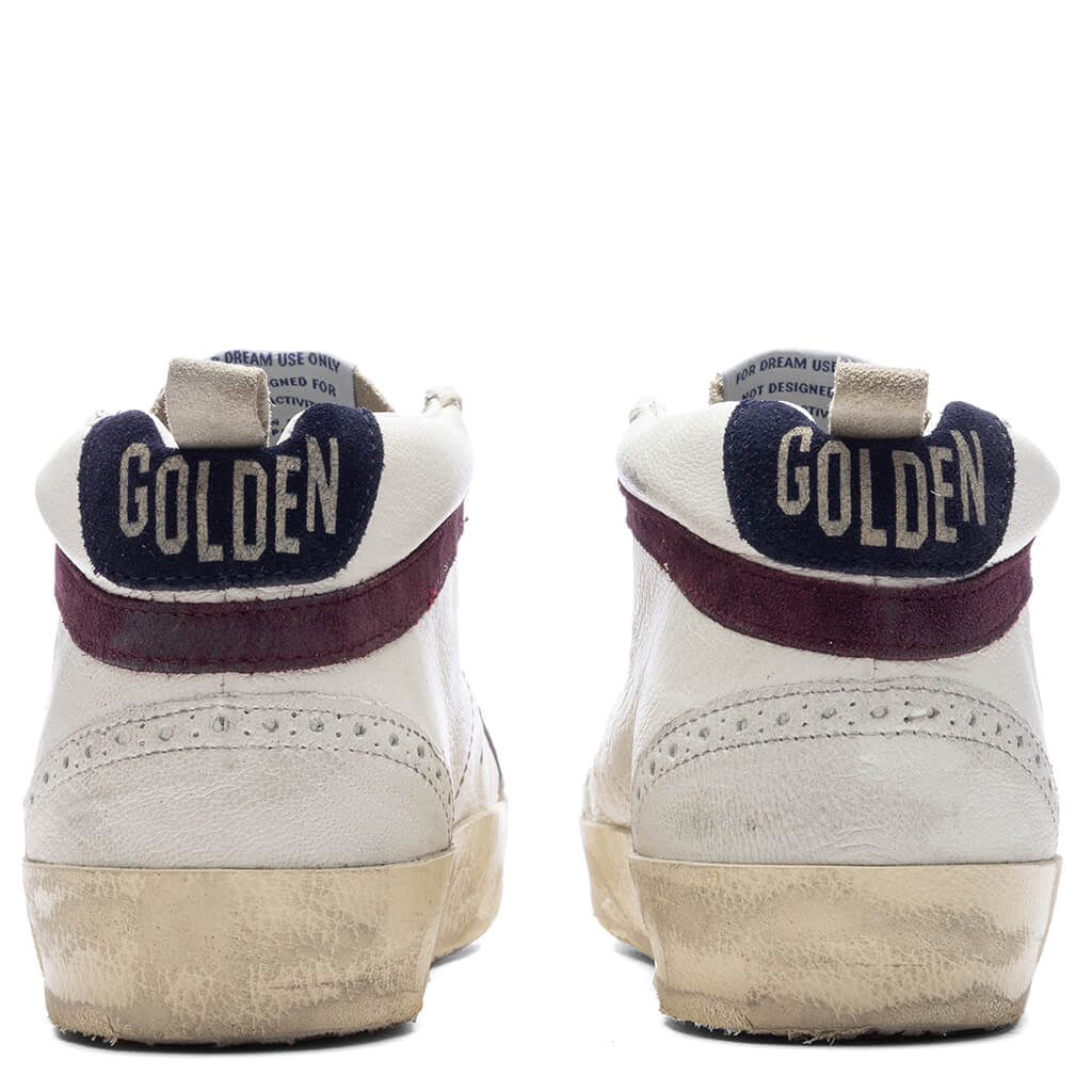 Women's Mid Star - White/Silver/Wine - Image 4